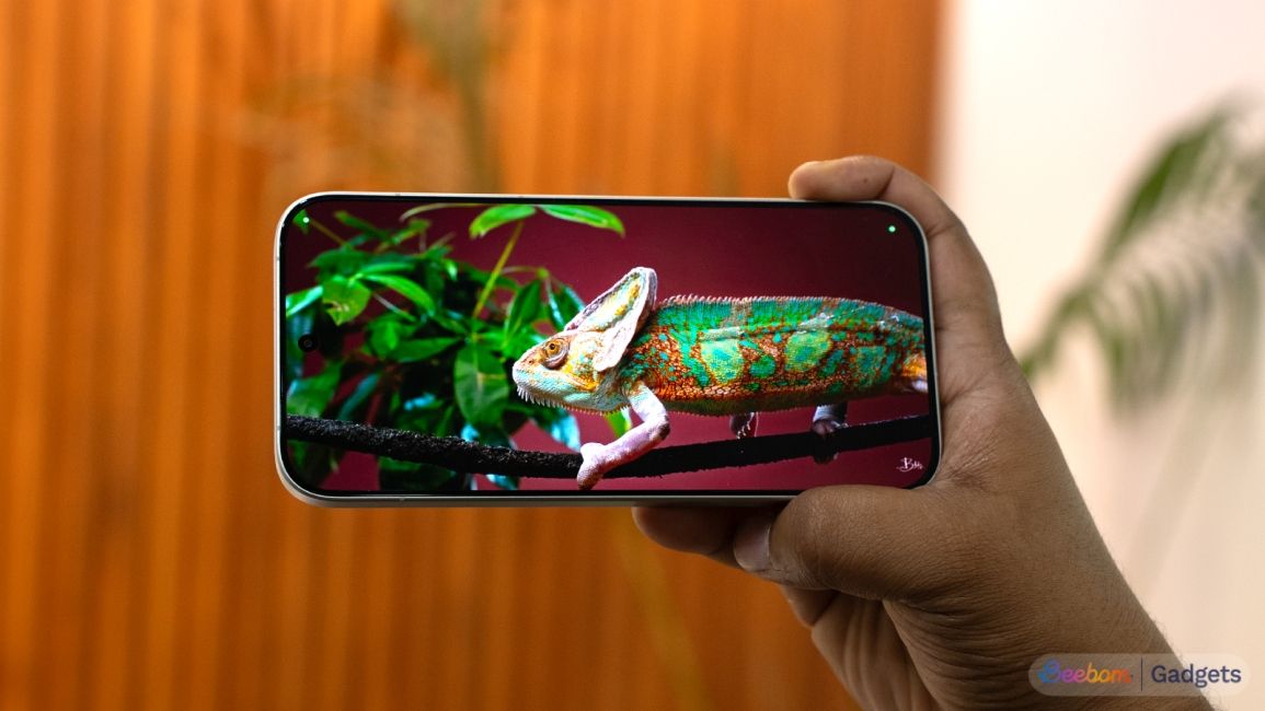 Watching content on POCO X8 Pro display