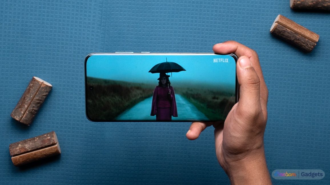 Watching content on the Motorola Edge 70 Fusion display