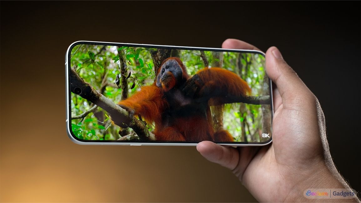 Watching videos on the Nothing Phone (4a) Pro display