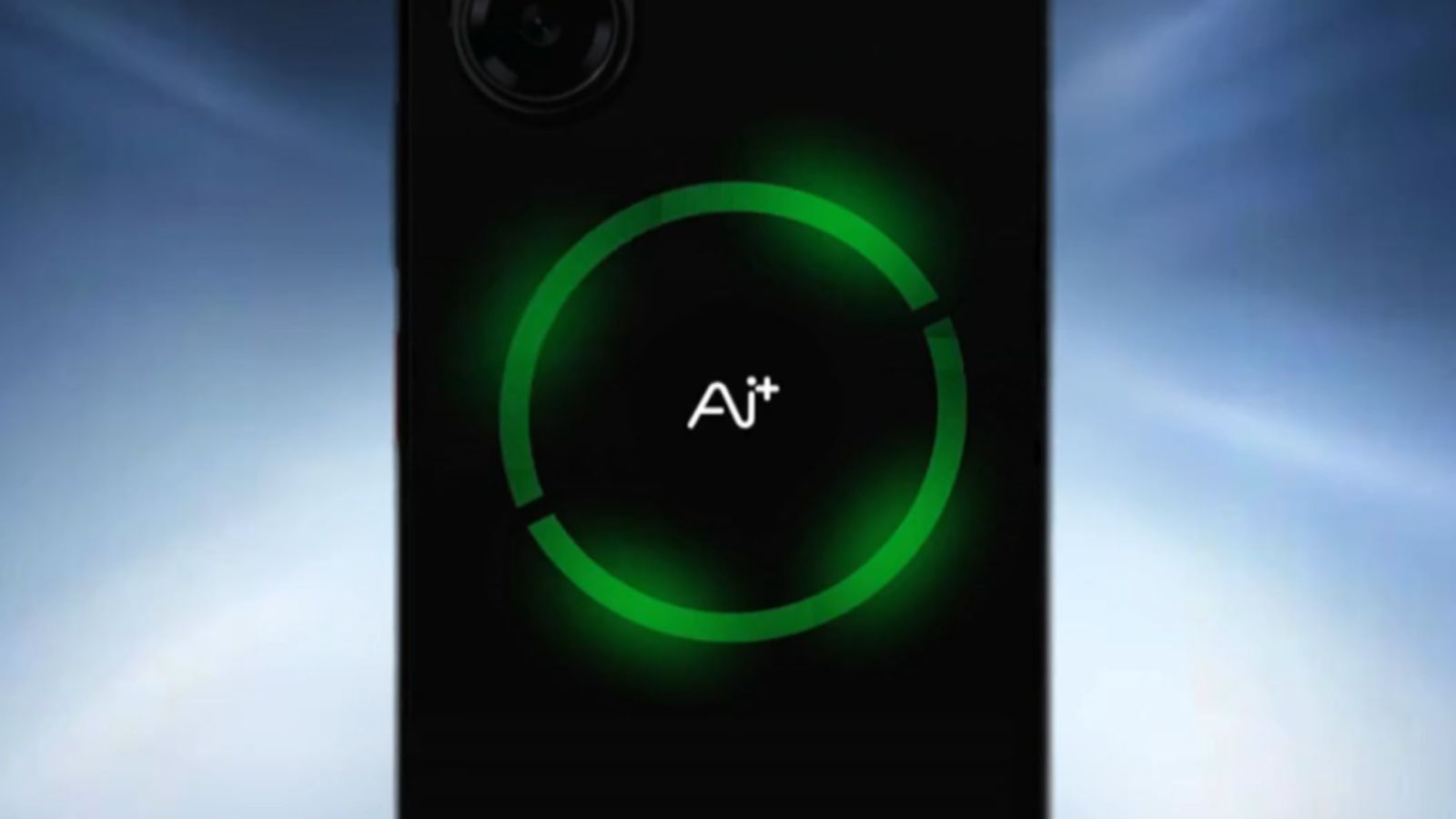Ai+ Nova 2 5G green light showcased at the back panel