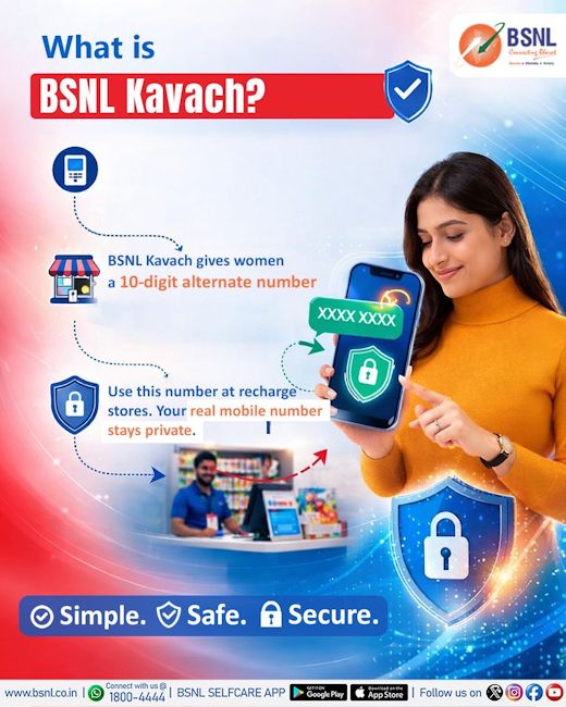 BSNL Kavach Number feature how it works showcased
