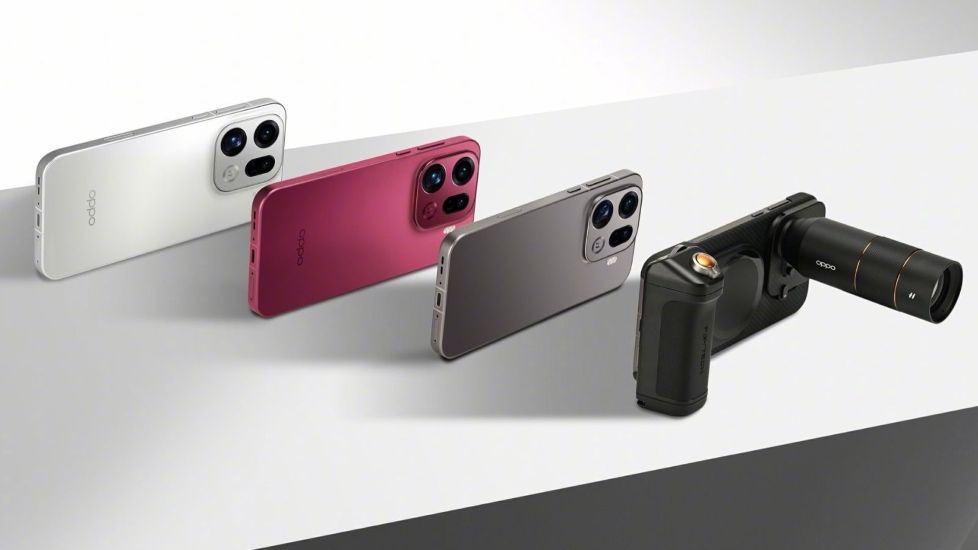 Oppo Find X9 Pro in different colours