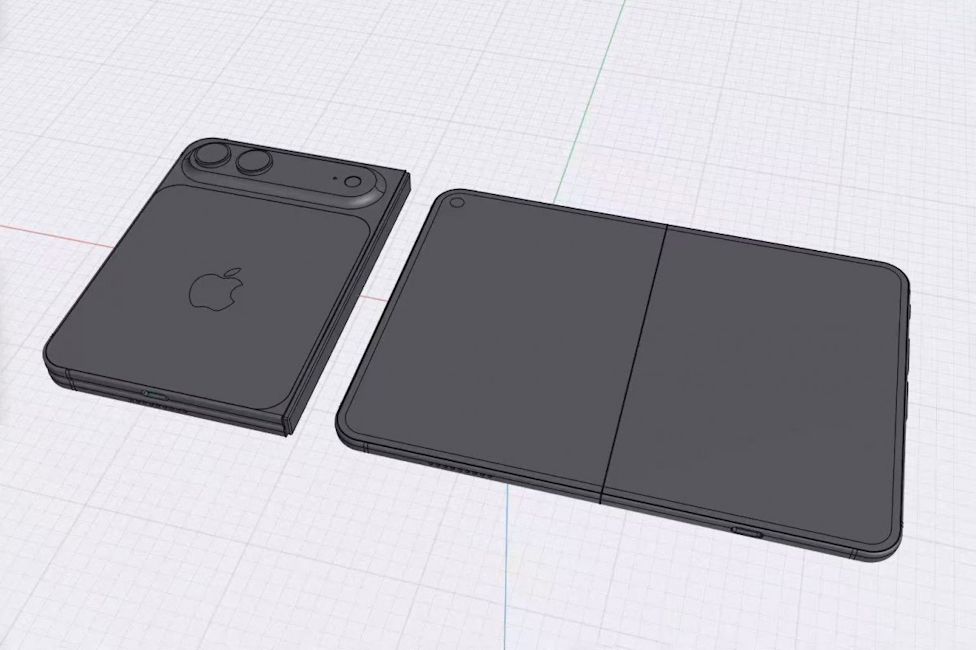 iPhone Fold CAD renders