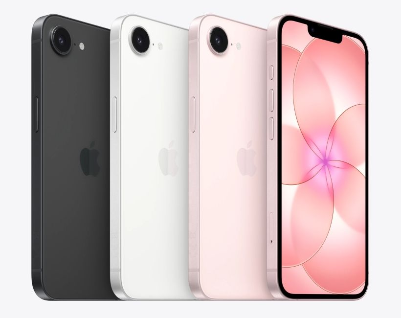 iPhone 17e from the front and back