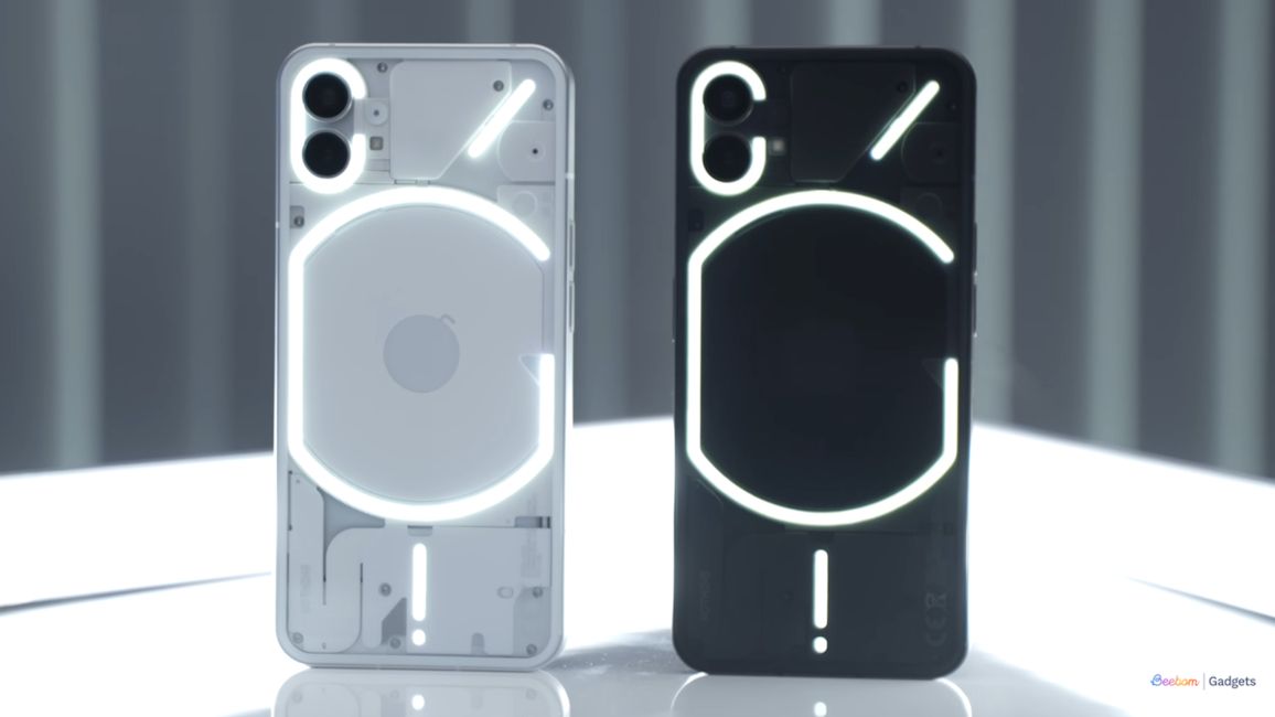 Nothing Phone (1) colour options and Glyph Interface showcased