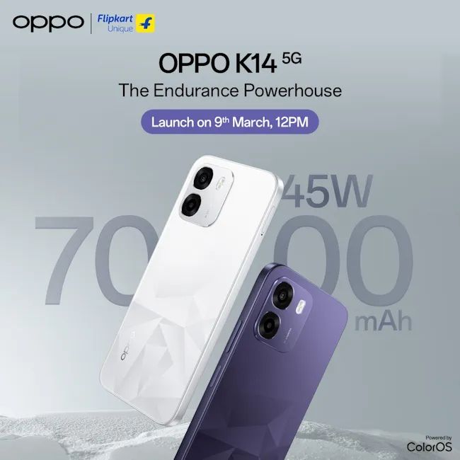 Oppo K14 5G India launch banner