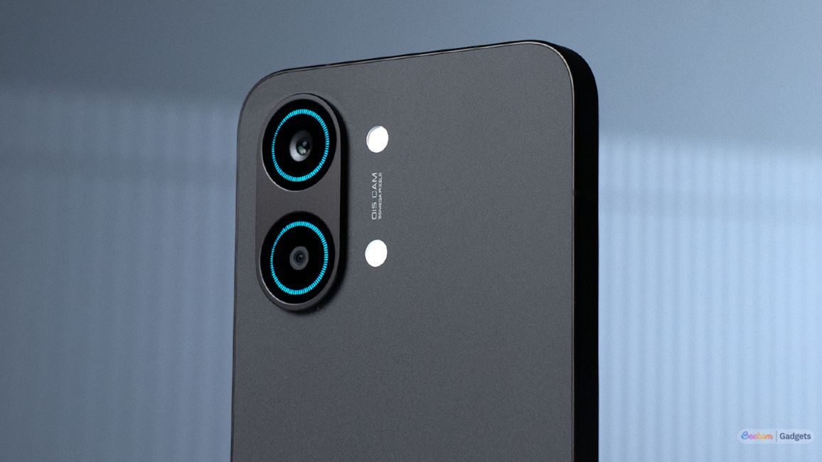 Poco X8 Pro Max dynamic lighting in the camera module up close