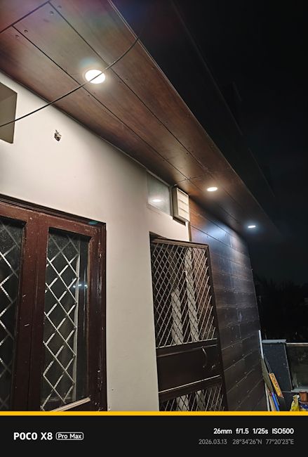 Poco X8 Pro Max lights 26mm night shot