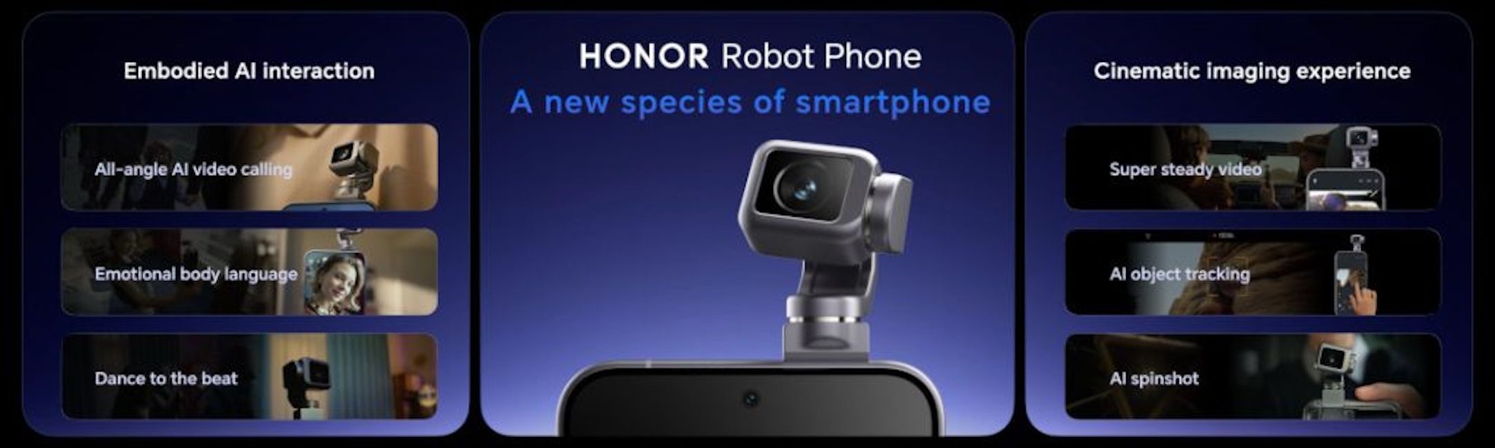 Honor Robot Phone AI features