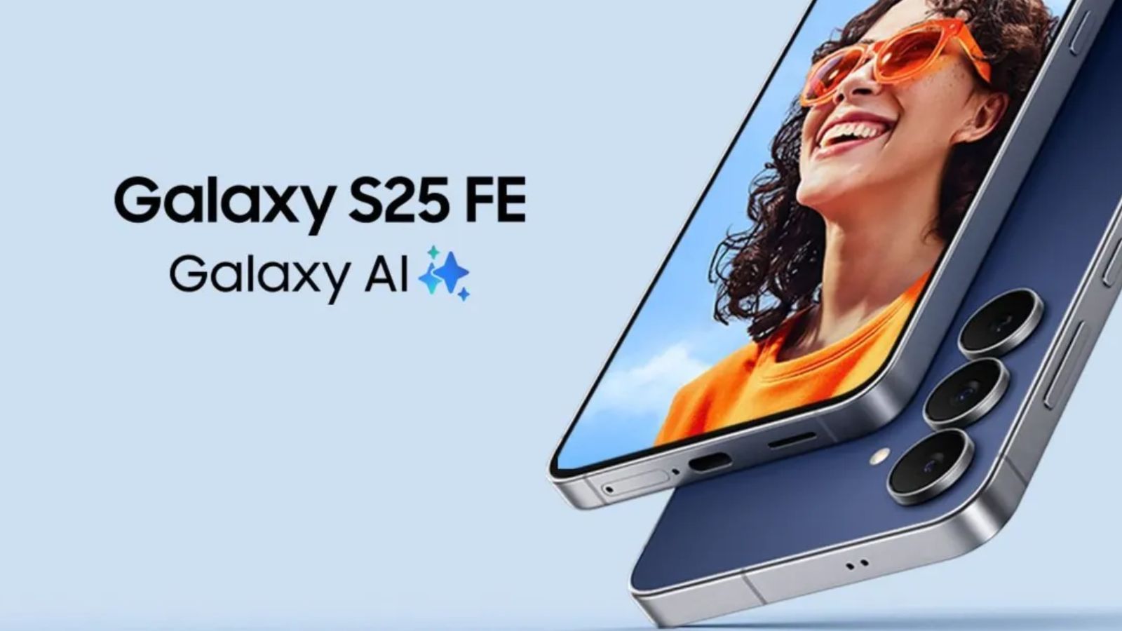 Samsung Galaxy S25 FE official banner image showcasing design