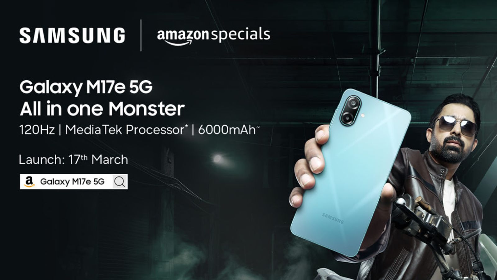 Samsung Galaxy M17e 5G India launch date banner image