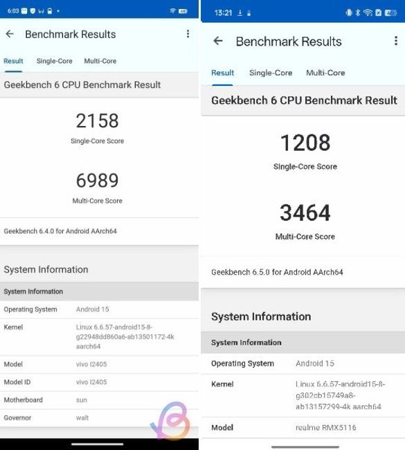 Snapdragon 8s Gen 4 vs 7 Gen 4  geekbench score