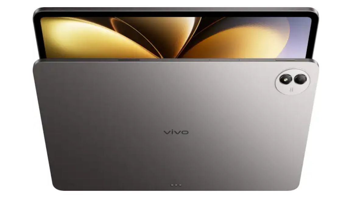 Vivo Pad 6 Pro front and back design showcased Vivo Pad 6 Pro front and back design showcased