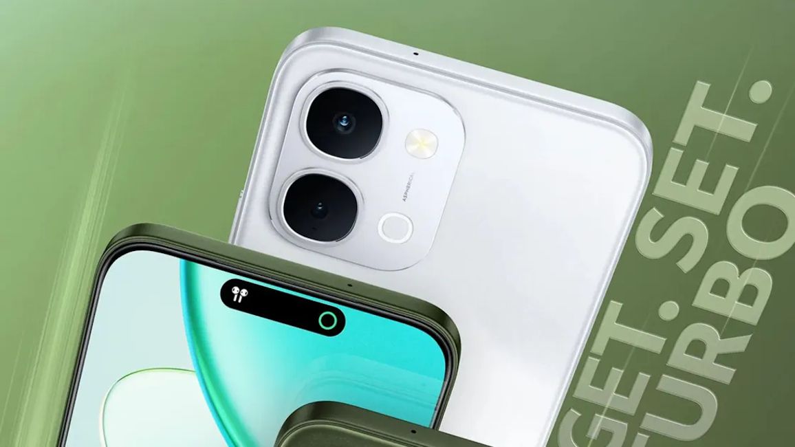 Vivo T5x 5G front and back design showcased partially in official launch banner Vivo T5x 5G front and back design showcased partially in official launch banner