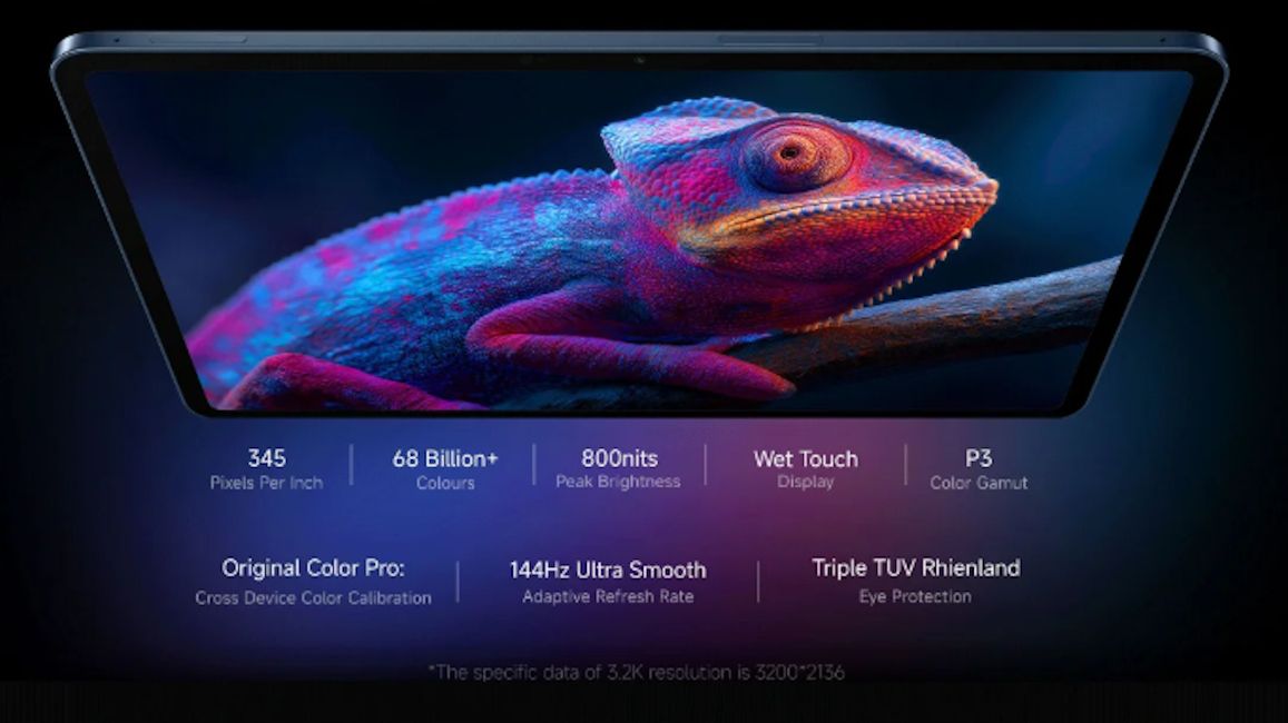 Xiaomi Pad 8 display details showcased