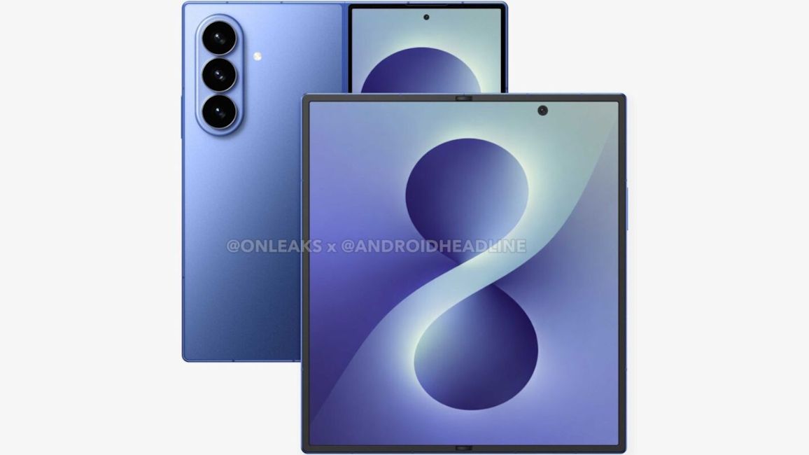 Samsung Galaxy Z Fold 8 CAD render Samsung Galaxy Z Fold 8 CAD render