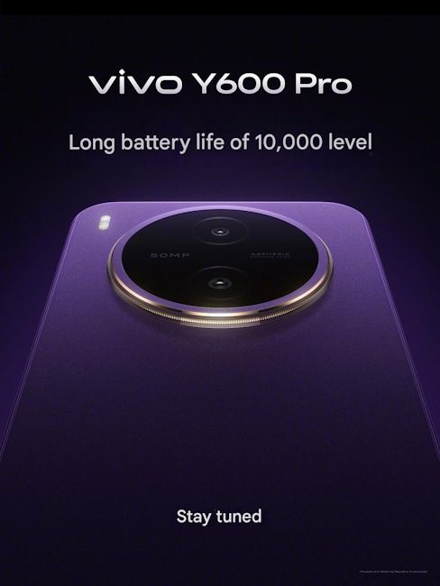 Vivo Y600 Pro with 10,000mAh battery