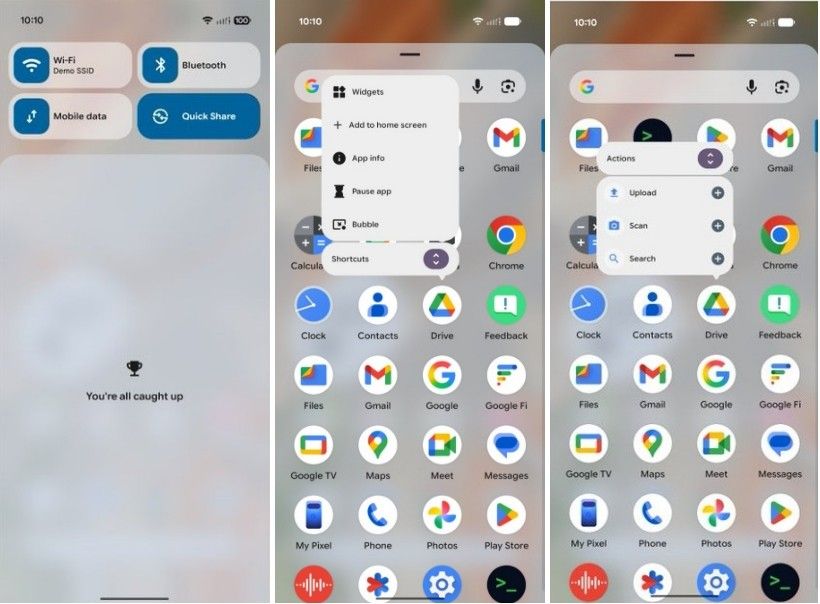 Android Canary 2604 new features