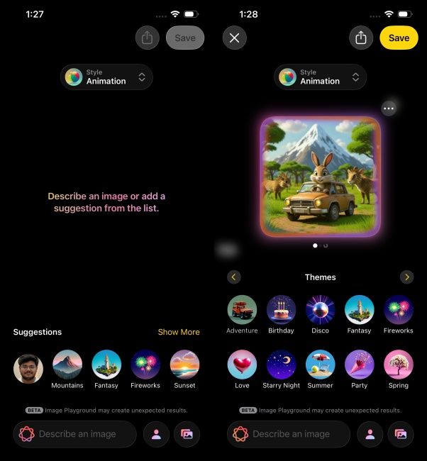 Apple Intelligence Image Playground iPhone app showcase Apple Intelligence Image Playground iPhone app showcase
