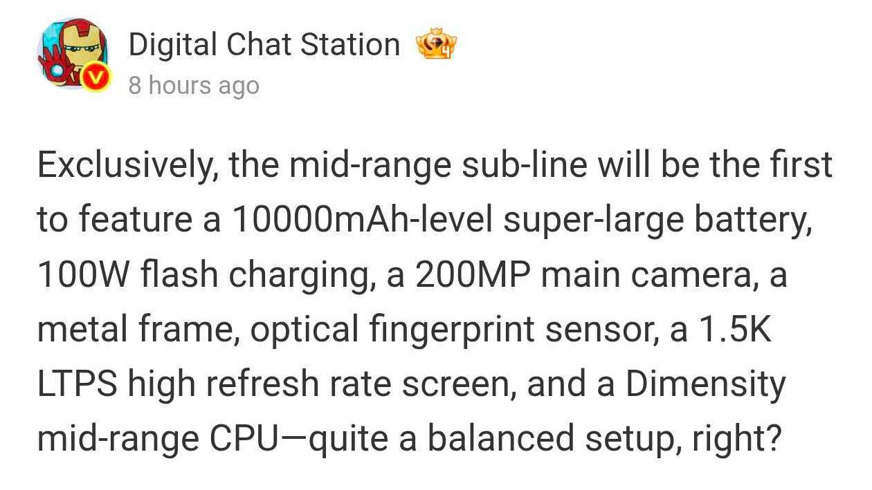 Digital Chat Station Weibo post leaking 10000mAh battery phone by Xiaomi