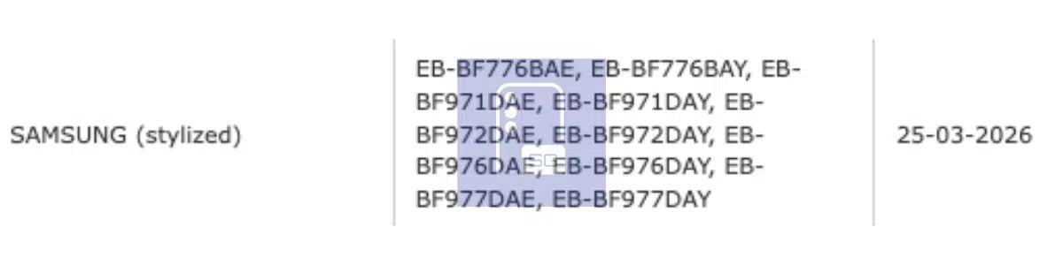 Samsung BIS certification for upcoming foldables