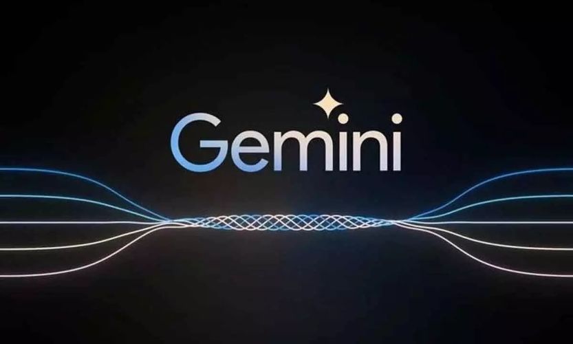 Gemini Logo with strings representing a neural network