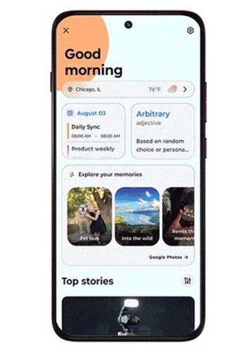 Motorola Daily Drops app with Google Photos integration