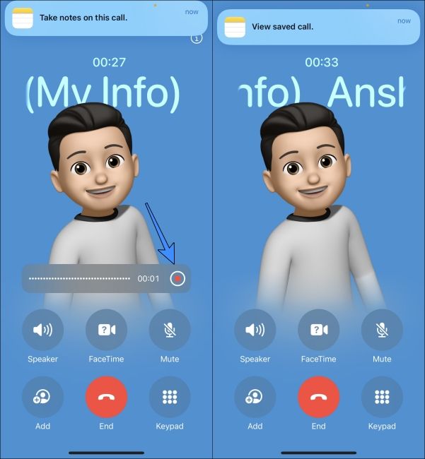 How to stop recording calls on an iPhone