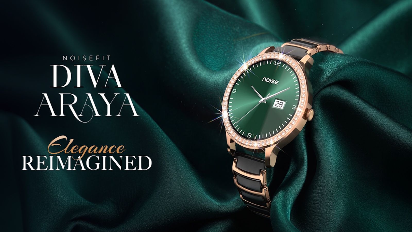 NoiseFit Diva Araya Smartwatch Launched in India with AMOLED Display and Ceramic Build thumbnail