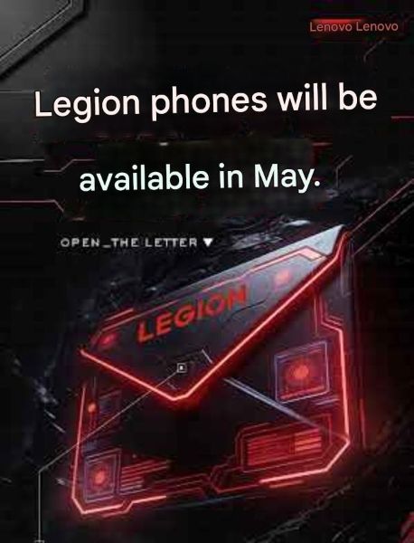 Lenovo Legion Y70 letter Lenovo Legion Y70 letter