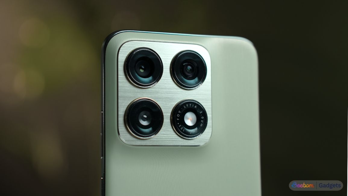 Motorola Edge 70 Pro camera bump close up