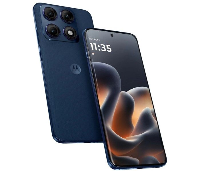 Motorola Edge 70 Pro from the front