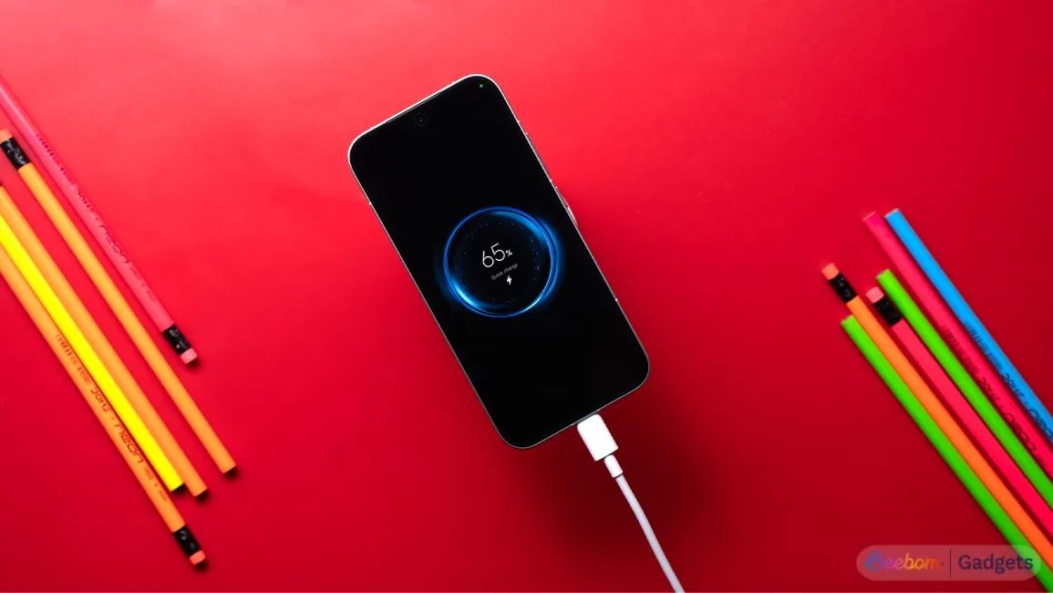 image of poco x8 pro charging 