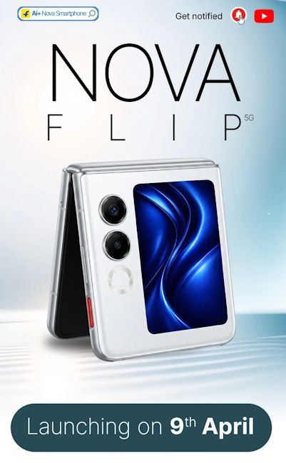 Ai+ Nova Flip 5G launch date out