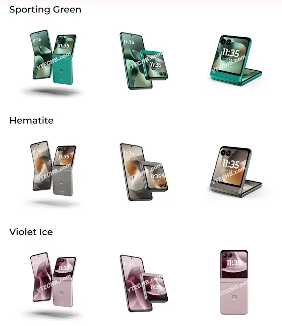 Motorola Razr 70 design leak