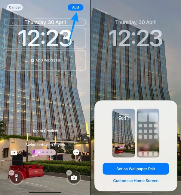 Tap-on-Done-toApply-Photo-Shuffle-wallpaper-on-iPhone