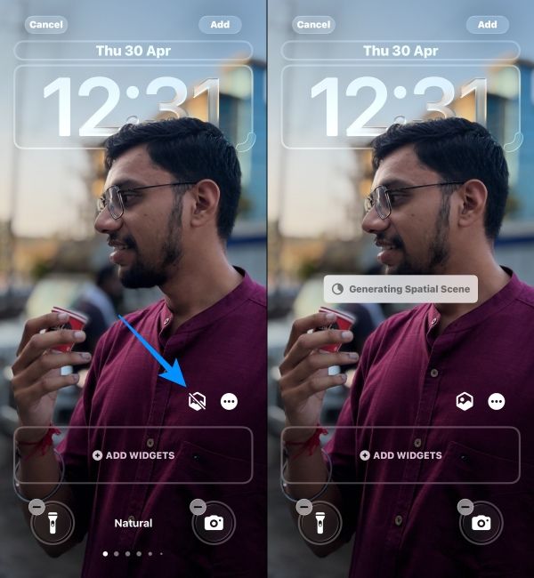 Tap-on-Spatial-Scene-icon-and-wait-for-it-to-generate-a-preview