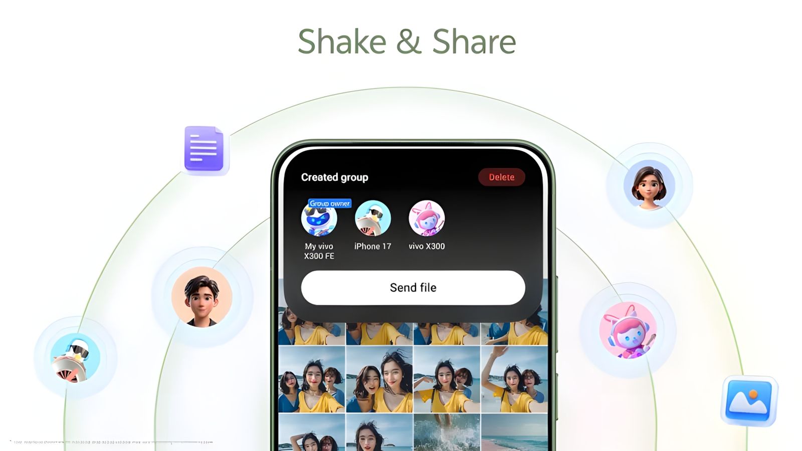 Vivo Shake and Share Feature Could Let You Transfer Files by Physically Shaking Your Phone