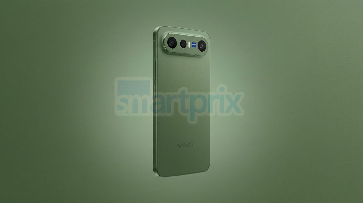 Vivo X300 FE green colour variant leaked render