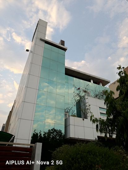 Ai+ Nova 2 5G building shot daytime
