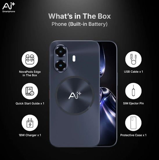Ai+ Nova 2 Ultra 5G box contents