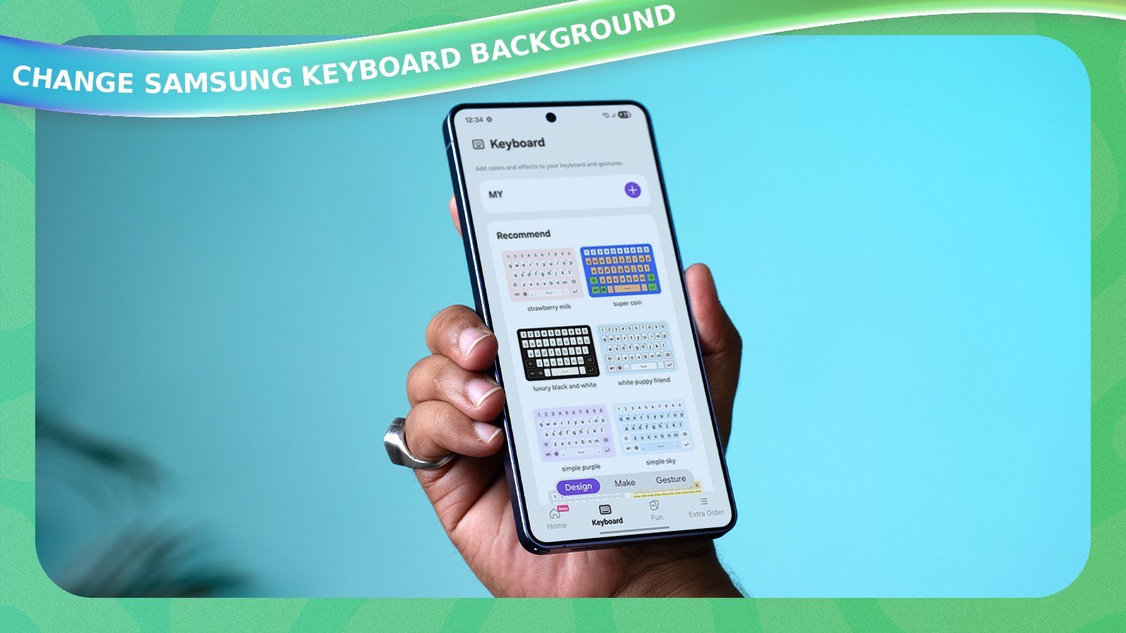 How to Change Samsung Keyboard Background thumbnail