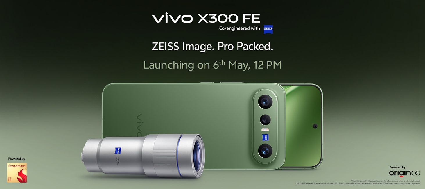Vivo X300 FE launch date in India out