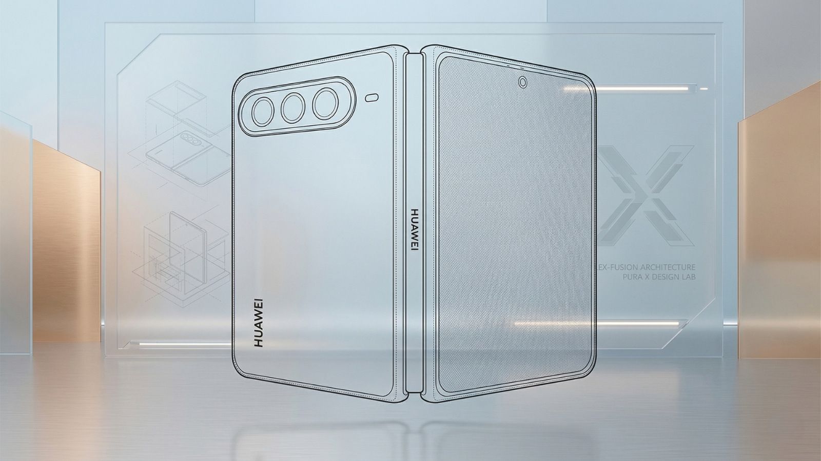 Huawei Pura X renders custom featured image Huawei Pura X renders custom featured image