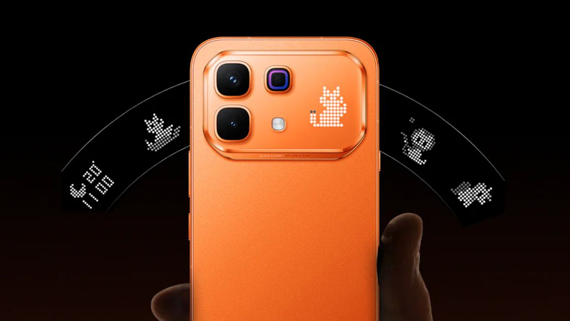 Infinix Note 60 Pro Active Matrix secondary display showcased