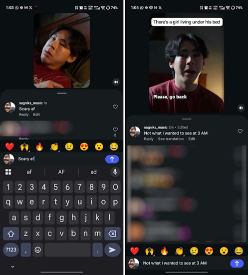 Instagram comments editing feature