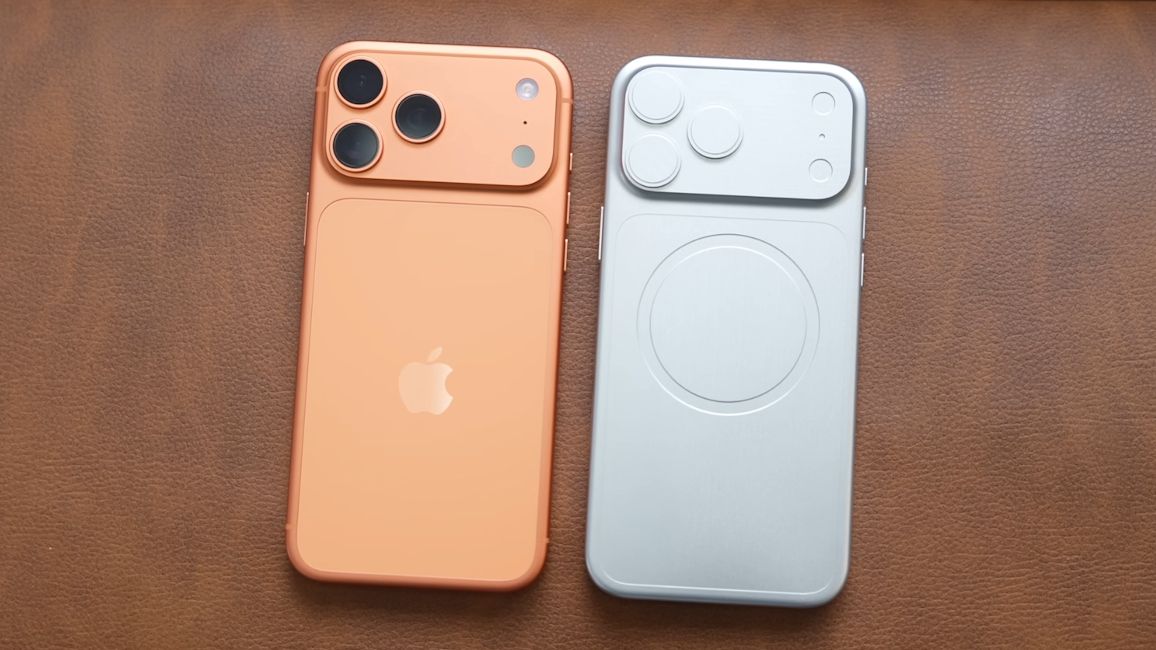 iPhone 18 Pro Max and iPhone 17 Pro Max side-by-side design comparison
