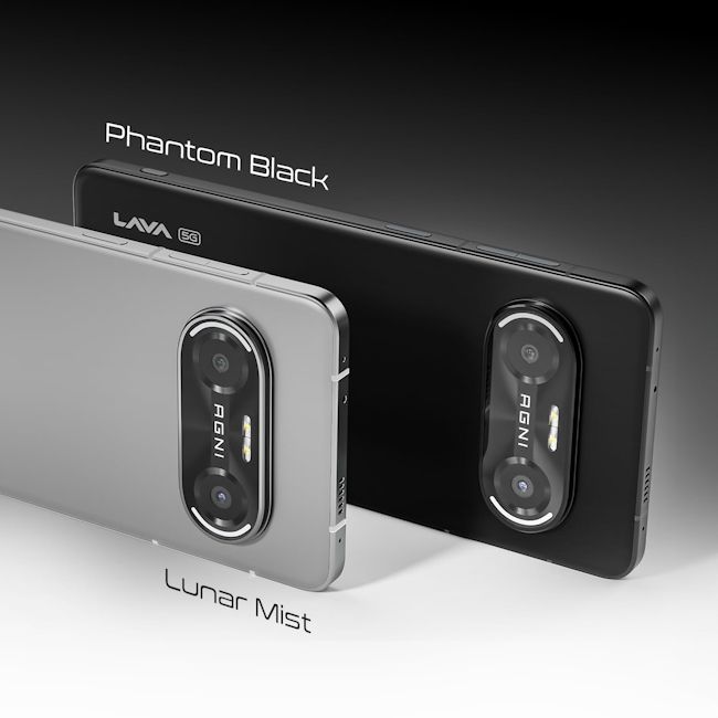 Lava Agni 4 colour options