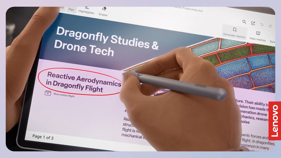 Lenovo Idea Tab Pro Gen 2 with stylus