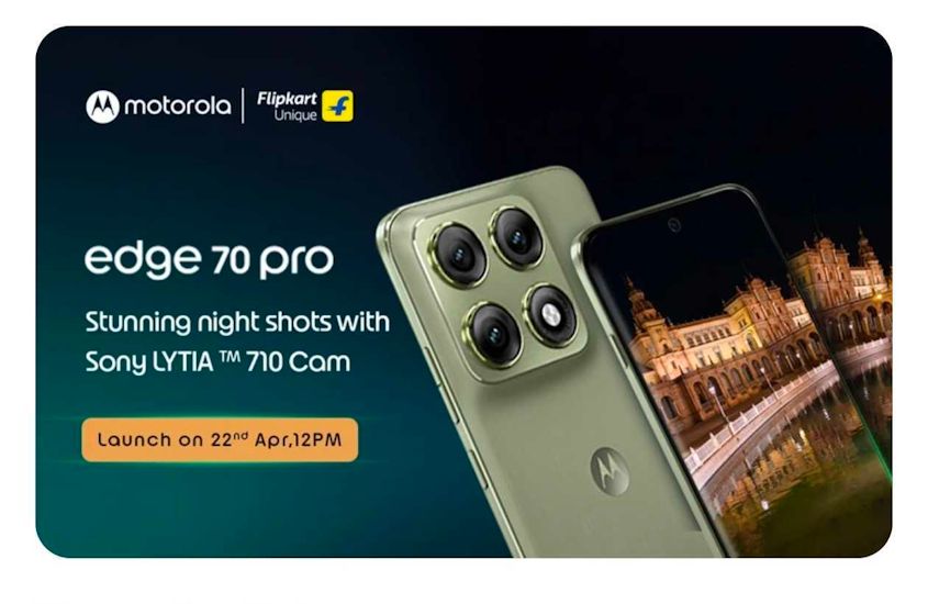 Motorola Edge 70 Pro launch date in India banner image